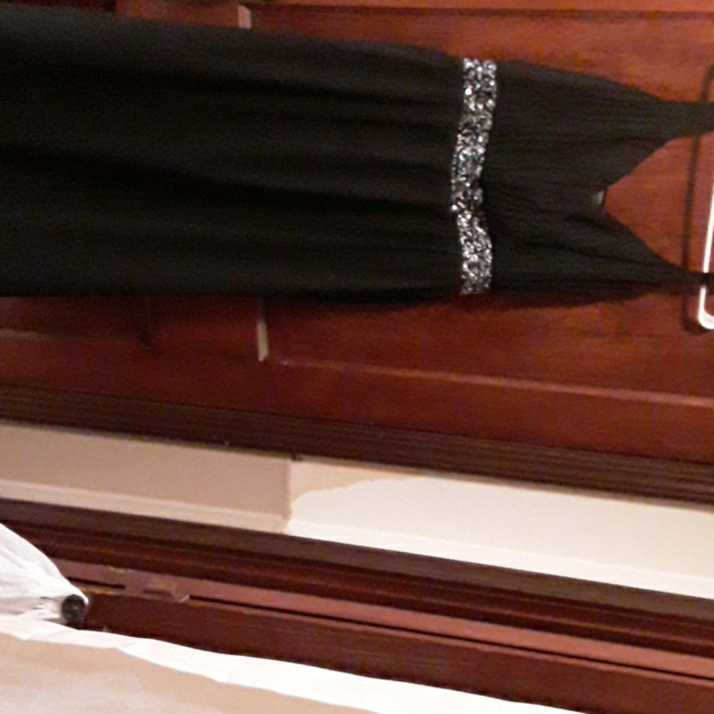 Black dress with silver bling